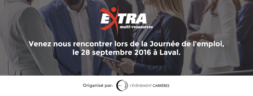 Extra multi-ressources à la Journée de l’emploi à Laval